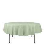 Polyester 90" Round Tablecloth Sage Green - Stain & Wrinkle - Resistant Table Cover - Bell Racket Store