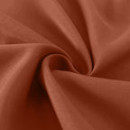 Polyester 90" Round Tablecloth Terracotta (Rust) - Stain & Wrinkle - Resistant Table Cover - Bell Racket Store