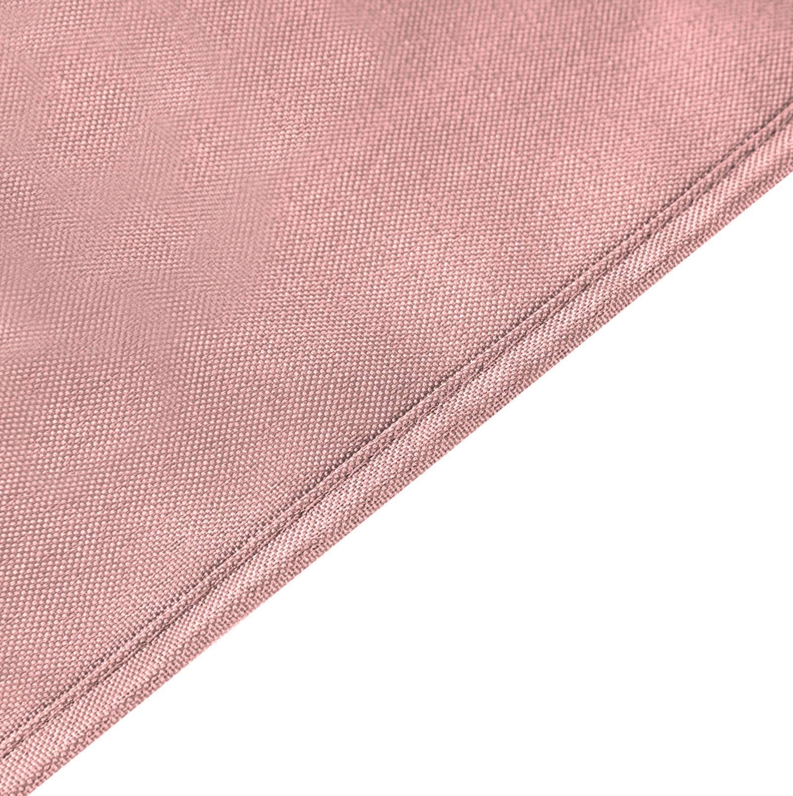 Polyester 90"x90" Table Overlay Square Tablecloth Dusty Rose - Wrinkle - Resistant & Durable Table Cover - Bell Racket Store