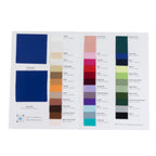 Polyester Fabric Sample Book - 35 Colors, High - Quality Swatches for Upholstery, Sewing and Craft Projects - Bell Racket Store