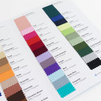 Polyester Fabric Sample Book - 35 Colors, High - Quality Swatches for Upholstery, Sewing and Craft Projects - Bell Racket Store