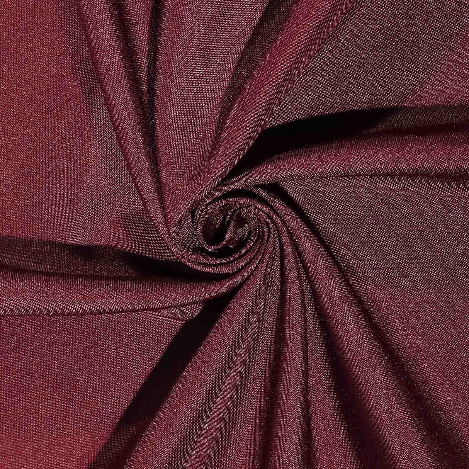 Polyester Square 54"x54" Tablecloth Burgundy - Wrinkle - Resistant & Durable Table Cover - NestOCart