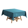 Polyester Square 54"x54" Tablecloth Peacock Teal - Wrinkle-Resistant & Durable Table Cover