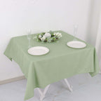 Polyester Square 54"x54" Tablecloth Sage Green - Wrinkle - Resistant & Durable Table Cover - Bell Racket Store