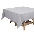 Polyester Square 70"x70" Tablecloth Silver - Wrinkle-Resistant & Durable Table Cover