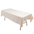 Polyester Tablecloth 60"Ã—84" Blush â€“ Rectangle, Washable & Wrinkle - Resistant, Perfect for Parties - Bell Racket Store