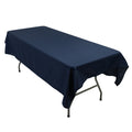 Polyester Tablecloth 60"Ã—84" Navy Blue â€“ Rectangle, Washable & Wrinkle - Resistant, Perfect for Parties - Bell Racket Store