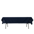 Polyester Tablecloth 60"Ã—84" Navy Blue â€“ Rectangle, Washable & Wrinkle - Resistant, Perfect for Parties - Bell Racket Store