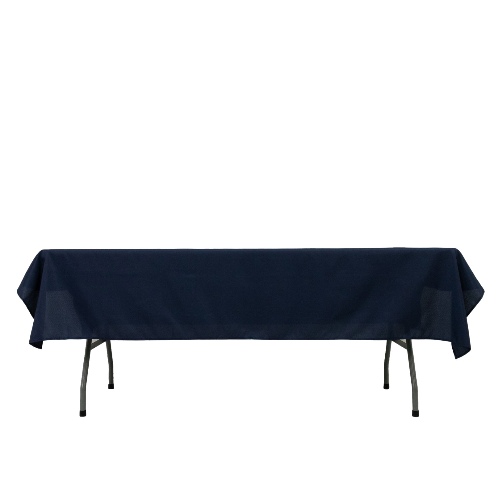 Polyester Tablecloth 60"Ã—84" Navy Blue â€“ Rectangle, Washable & Wrinkle - Resistant, Perfect for Parties - Bell Racket Store