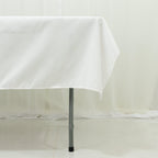 Polyester Tablecloth 60"Ã—84" White â€“ Rectangle, Washable & Wrinkle - Resistant, Perfect for Parties - Bell Racket Store