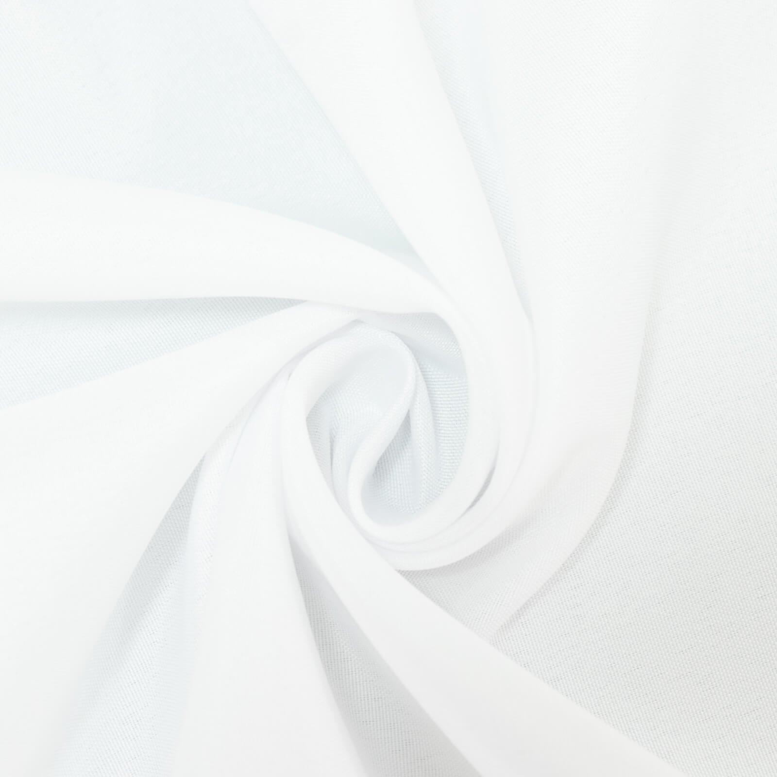 Polyester Tablecloth 60"Ã—84" White â€“ Rectangle, Washable & Wrinkle - Resistant, Perfect for Parties - Bell Racket Store