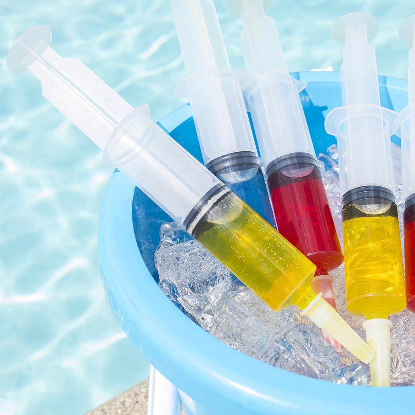 24 Pack 1.5oz Clear Disposable Plastic Cocktail Jello Shot Syringes
