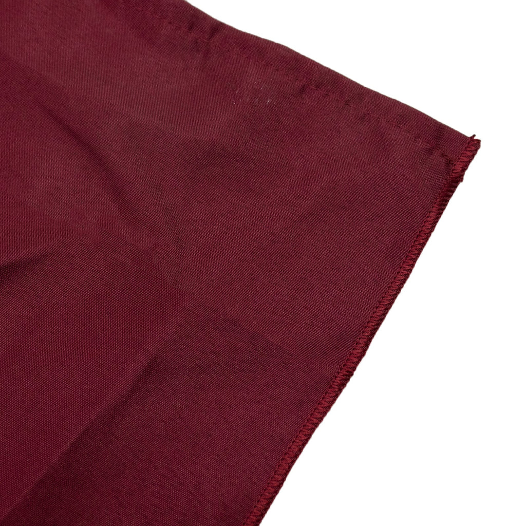 Portable Stage Skirt Burgundy Polyester Platform Skirting Cloth for Events, Performances & Wedding Staging - 36"x20ft - Bell Racket Store