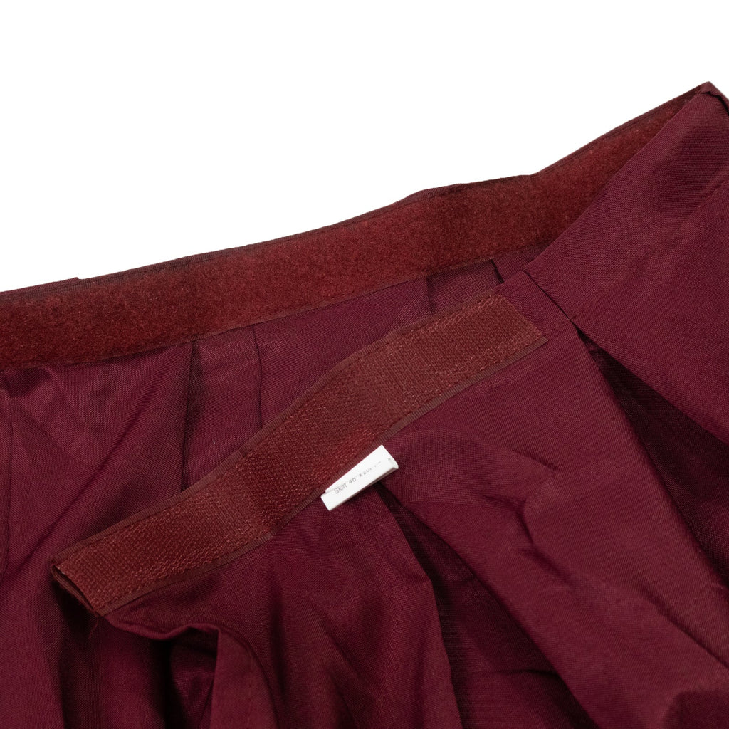 Portable Stage Skirt Burgundy Polyester Platform Skirting Cloth for Events, Performances & Wedding Staging - 48"x20ft - Bell Racket Store