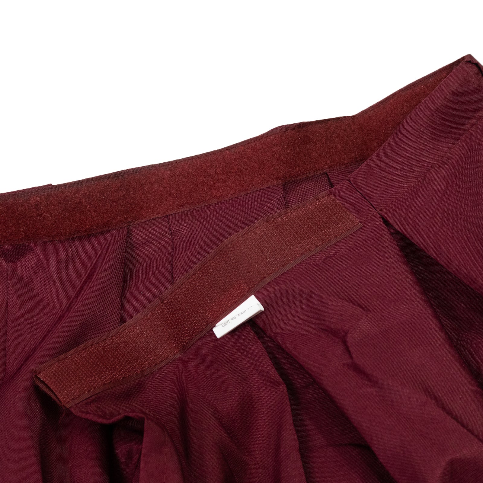 Portable Stage Skirt Burgundy Polyester Platform Skirting Cloth for Events, Performances & Wedding Staging - 48"x20ft - Bell Racket Store