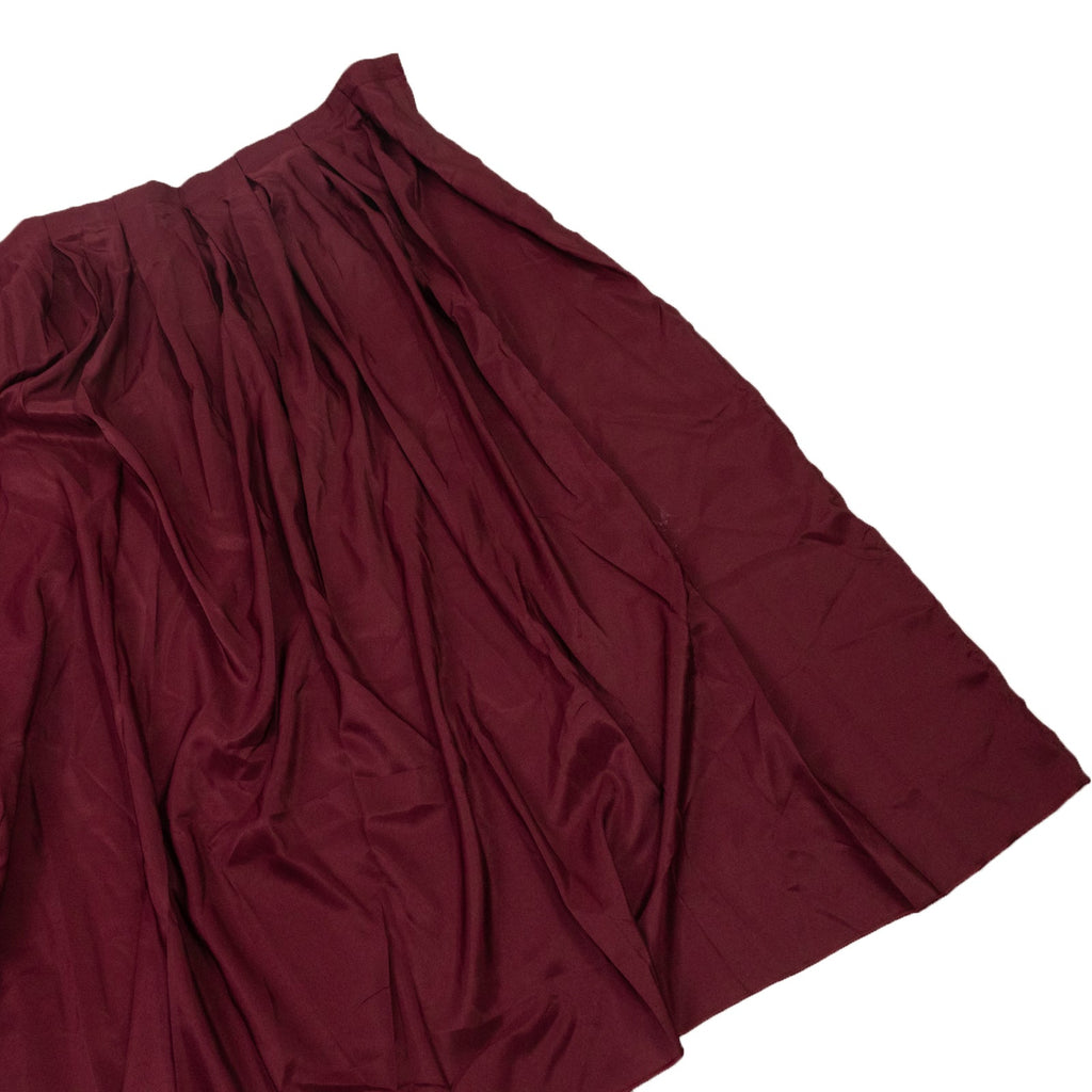 Portable Stage Skirt Burgundy Polyester Platform Skirting Cloth for Events, Performances & Wedding Staging - 48"x20ft - Bell Racket Store