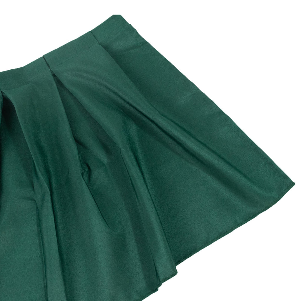 Portable Stage Skirt Hunter Emerald Green Polyester Platform Skirting Cloth for Events, Performances & Wedding Staging - 16"x10ft - Bell Racket Store