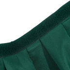 Portable Stage Skirt Hunter Emerald Green Polyester Platform Skirting Cloth for Events, Performances & Wedding Staging - 16"x10ft - Bell Racket Store