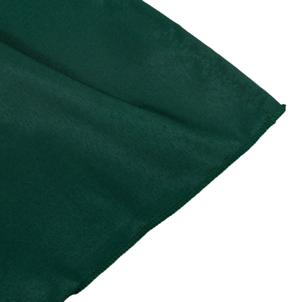 Portable Stage Skirt Hunter Emerald Green Polyester Platform Skirting Cloth for Events, Performances & Wedding Staging - 24"x20ft - Bell Racket Store