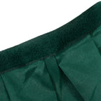 Portable Stage Skirt Hunter Emerald Green Polyester Platform Skirting Cloth for Events, Performances & Wedding Staging - 48"x20ft - Bell Racket Store