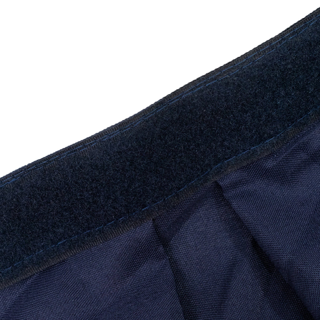 Portable Stage Skirt Navy Blue Polyester Platform Skirting Cloth for Events, Performances & Wedding Staging - 48"x20ft - Bell Racket Store