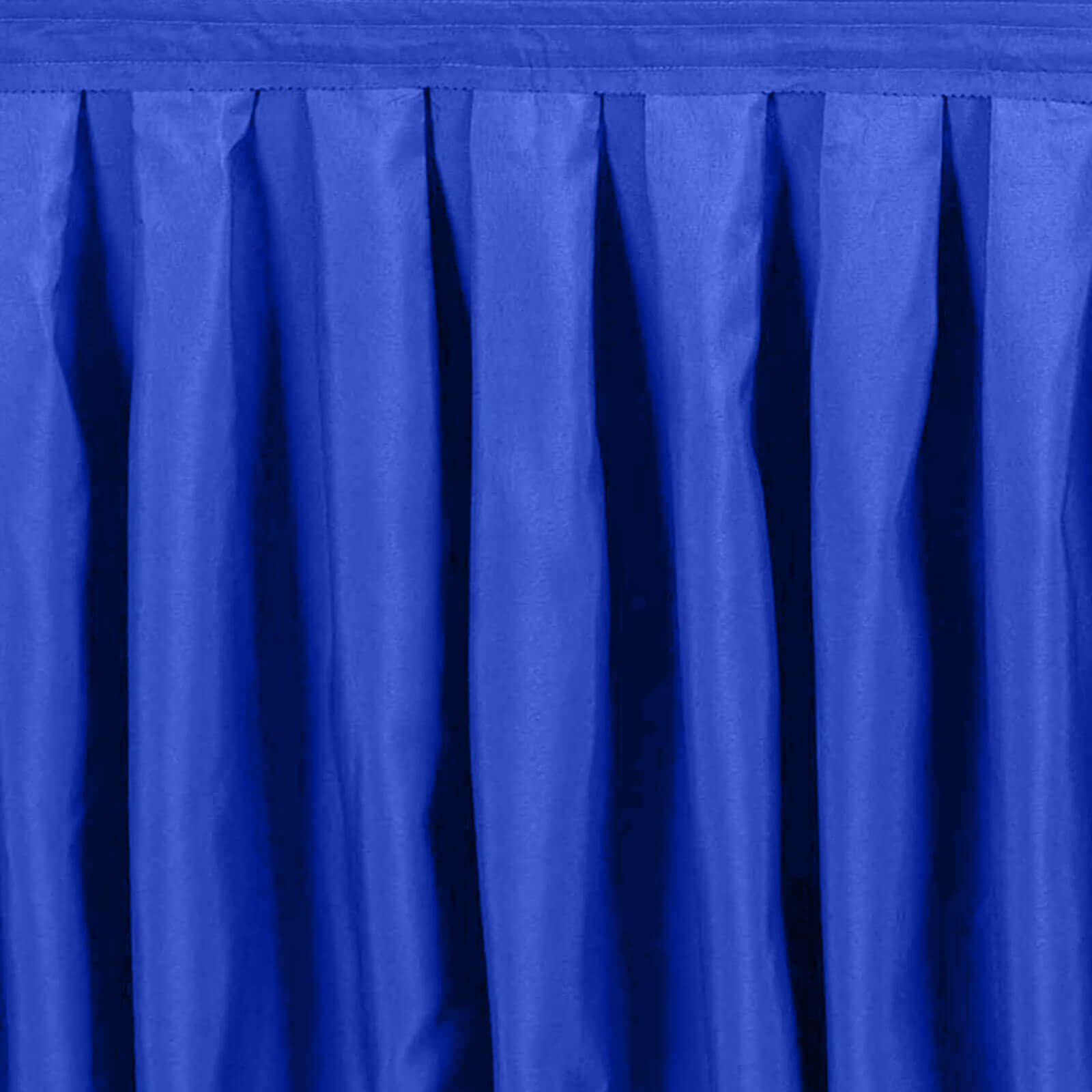 Portable Stage Skirt Royal Blue Polyester Platform Skirting Cloth for Events, Performances & Wedding Staging - 48"x20ft - Bell Racket Store
