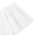 Portable Stage Skirt White Polyester Platform Skirting Cloth for Events, Performances & Wedding Staging - 16"x10ft - Bell Racket Store
