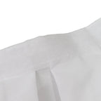 Portable Stage Skirt White Polyester Platform Skirting Cloth for Events, Performances & Wedding Staging - 24"x20ft - Bell Racket Store