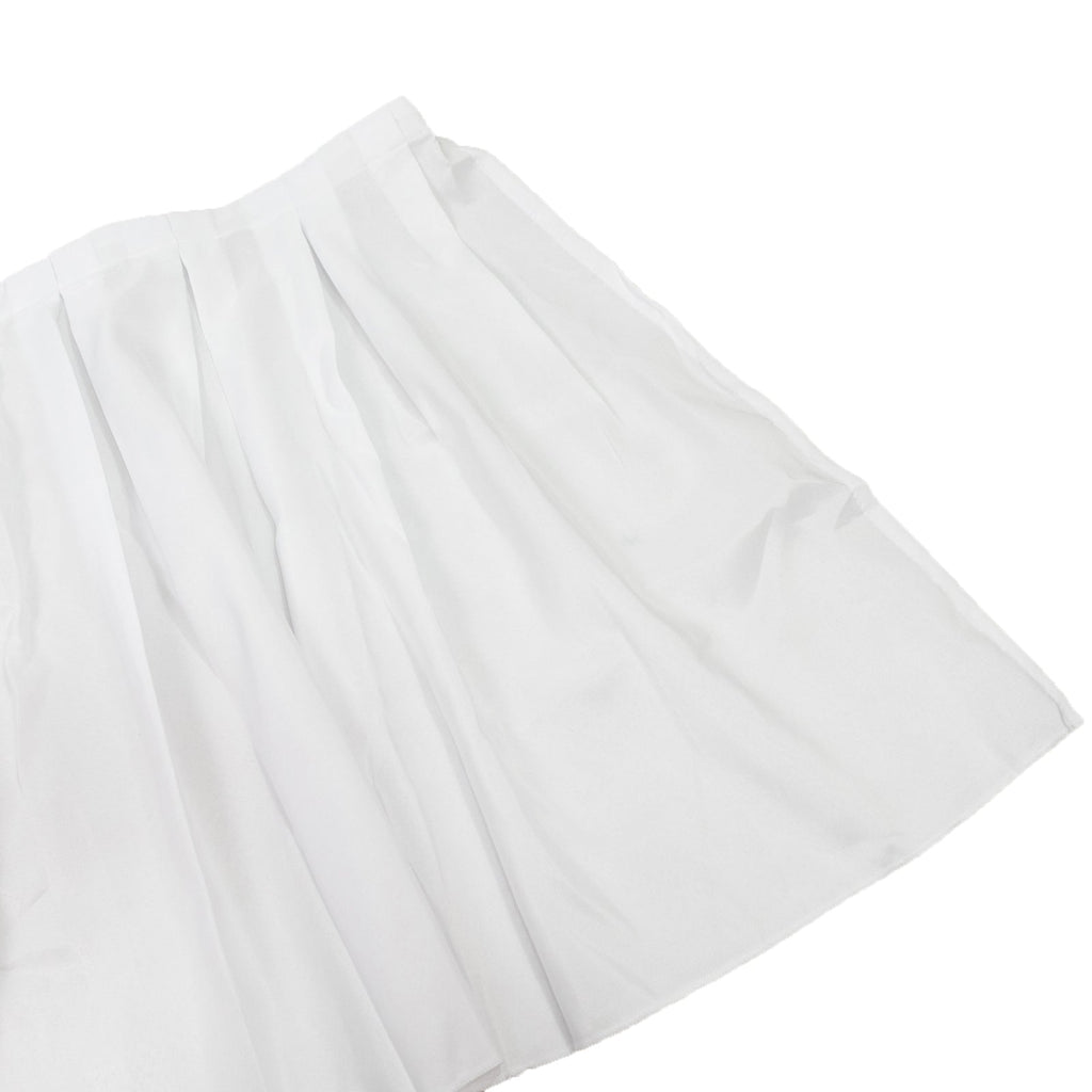 Portable Stage Skirt White Polyester Platform Skirting Cloth for Events, Performances & Wedding Staging - 24"x20ft - Bell Racket Store