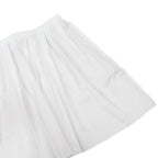 Portable Stage Skirt White Polyester Platform Skirting Cloth for Events, Performances & Wedding Staging - 24"x20ft - Bell Racket Store