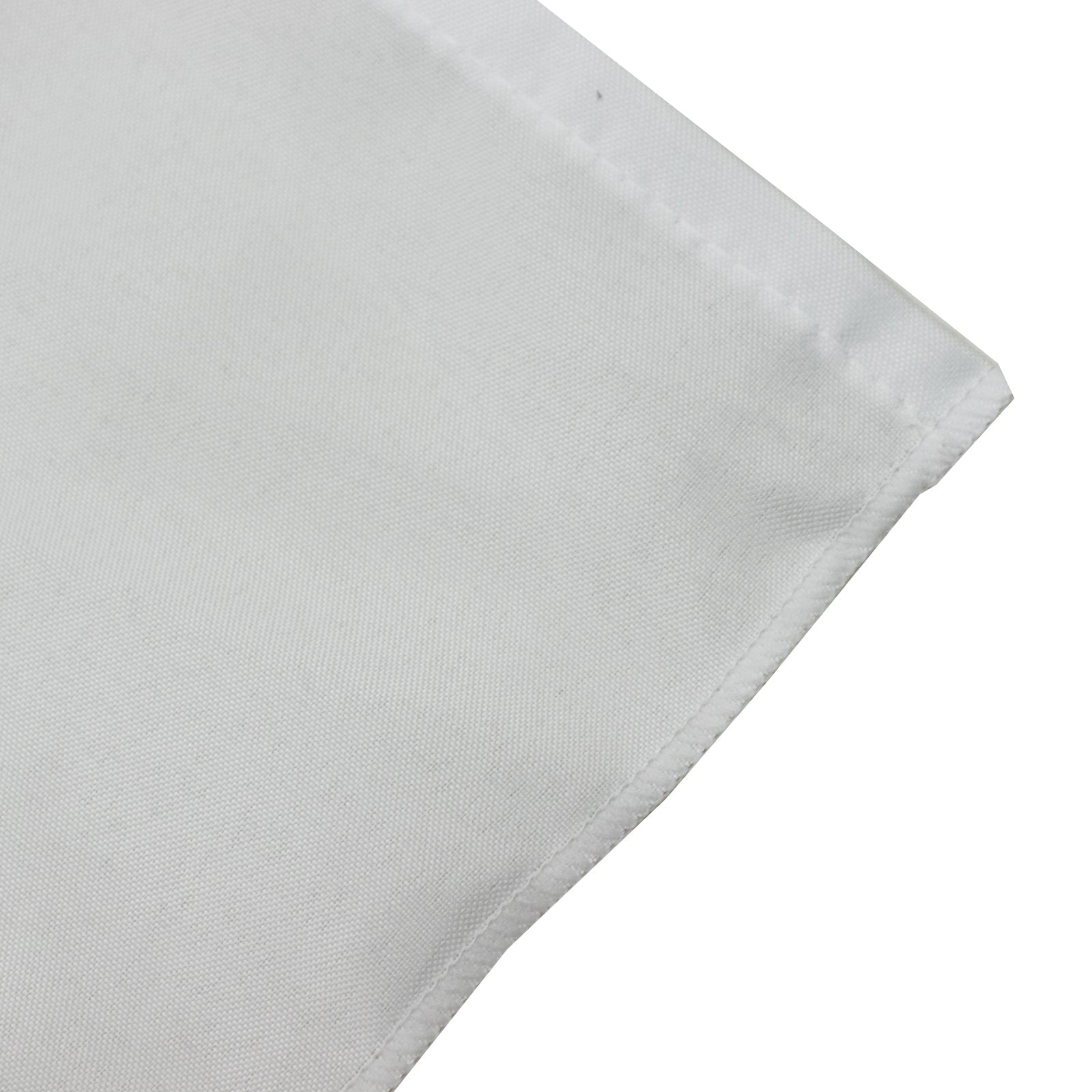 Portable Stage Skirt White Polyester Platform Skirting Cloth for Events, Performances & Wedding Staging - 36"x20ft - Bell Racket Store