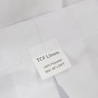 Portable Stage Skirt White Polyester Platform Skirting Cloth for Events, Performances & Wedding Staging - 48"x20ft - Bell Racket Store