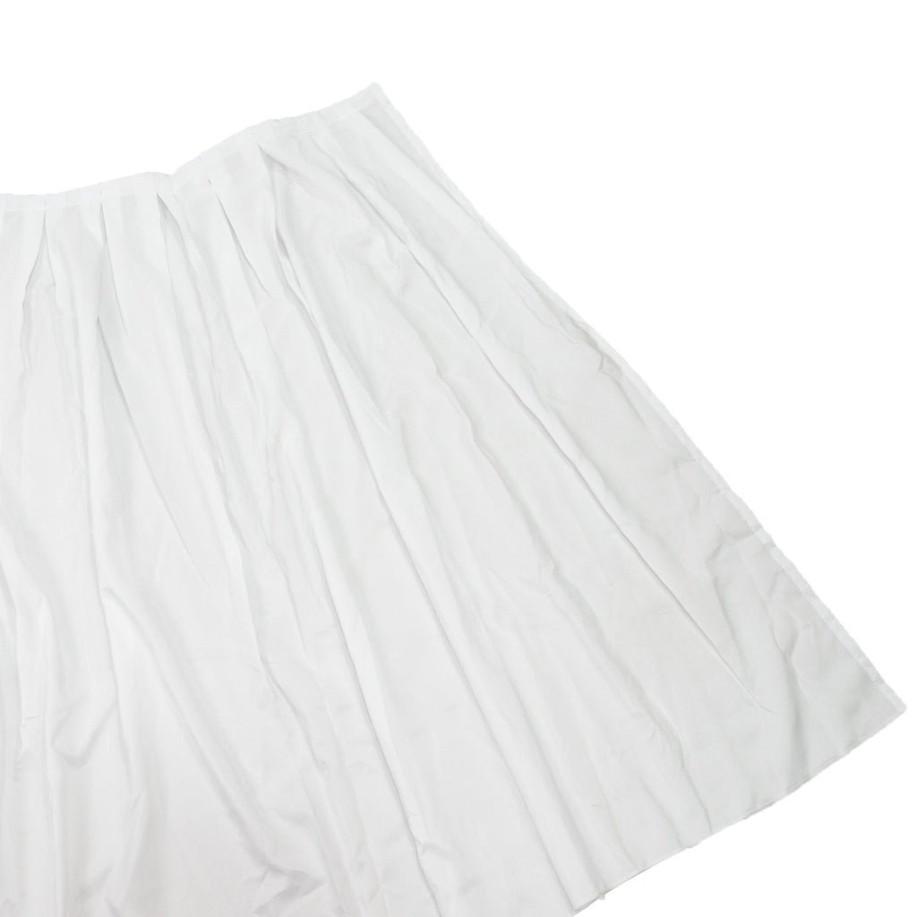 Portable Stage Skirt White Polyester Platform Skirting Cloth for Events, Performances & Wedding Staging - 48"x20ft - Bell Racket Store