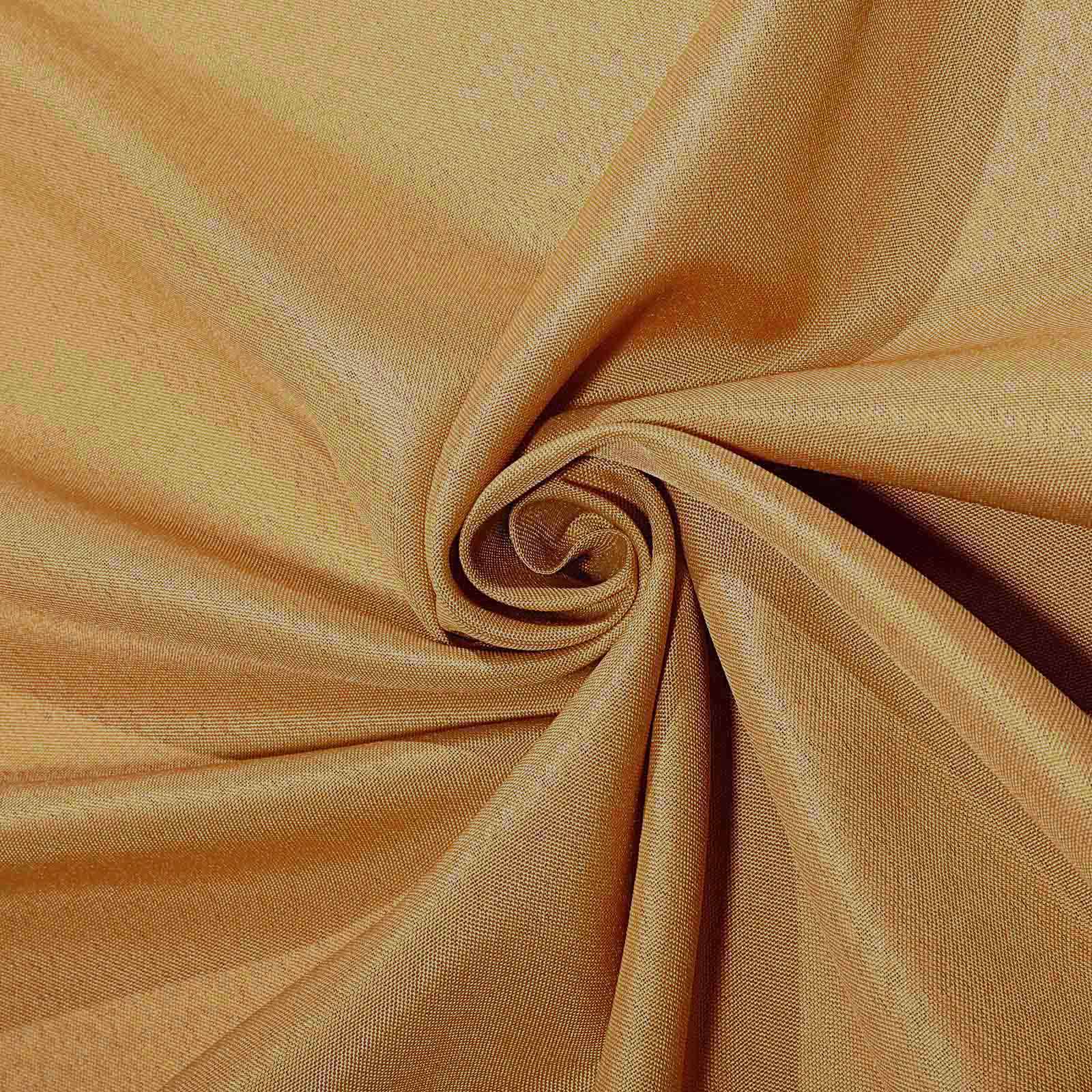 Polyester Square 70"x70" Tablecloth Gold - Wrinkle-Resistant & Durable Table Cover