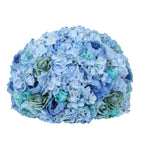Pre - Arranged Silk Rose Wedding Centerpiece, Blue Artificial Rose Flower Balls Arrangement Table Decor - 20" - Bell Racket Store