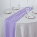 Chiffon 6ft Table Runner Lavender Lilac - Flowy & Lightweight Table Decor