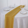 Chiffon 6ft Table Runner Mustard Yellow - Flowy & Lightweight Table Decor