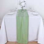 Chiffon 6ft Table Runner Sage Green - Flowy & Lightweight Table Decor