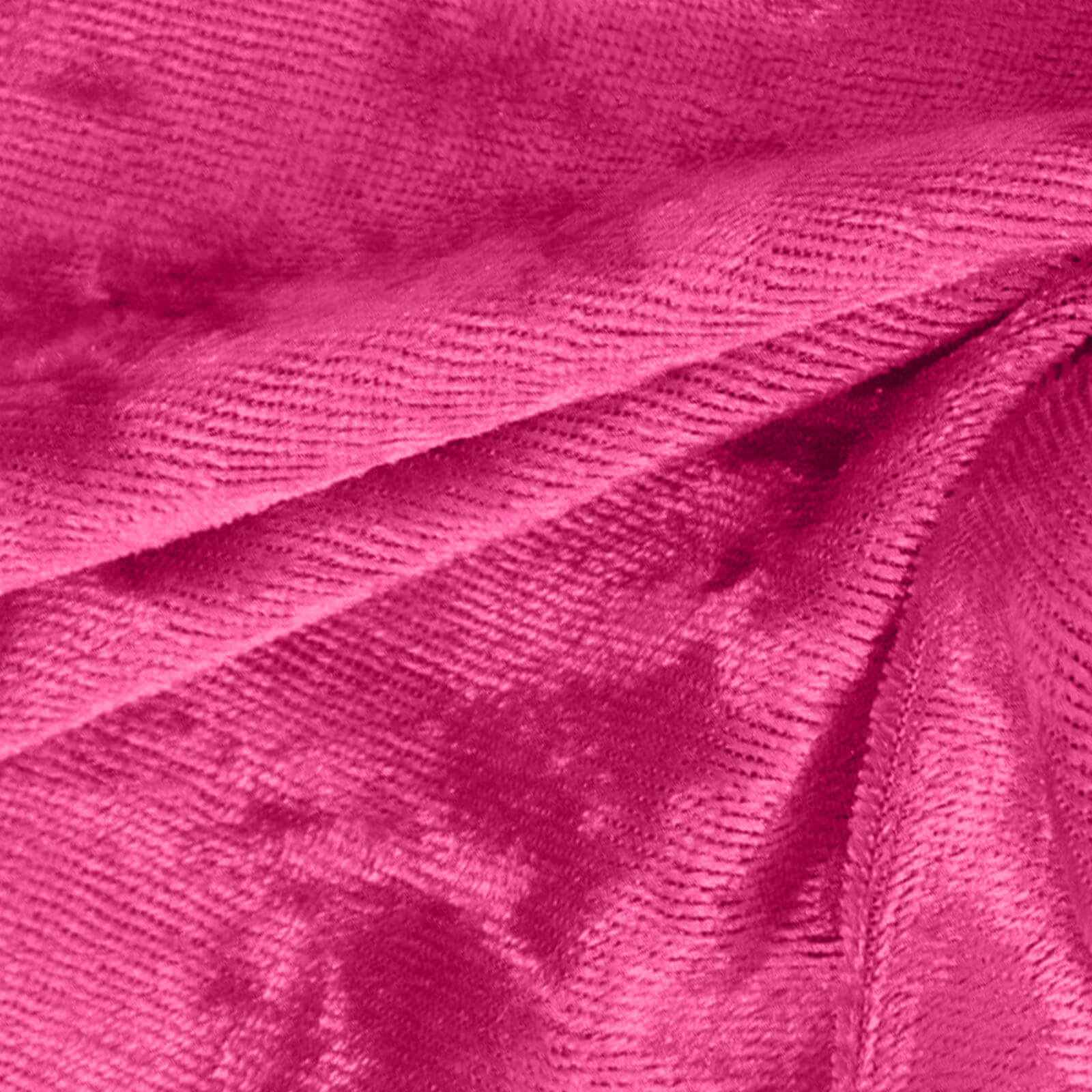 Premium Crushed Velvet 12"x108" Table Runner Fuchsia - Soft & Wrinkle - Resistant Table Linen - Bell Racket Store