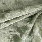 Premium Crushed Velvet 12"x108" Table Runner Sage Green - Soft & Wrinkle - Resistant Table Linen - Bell Racket Store