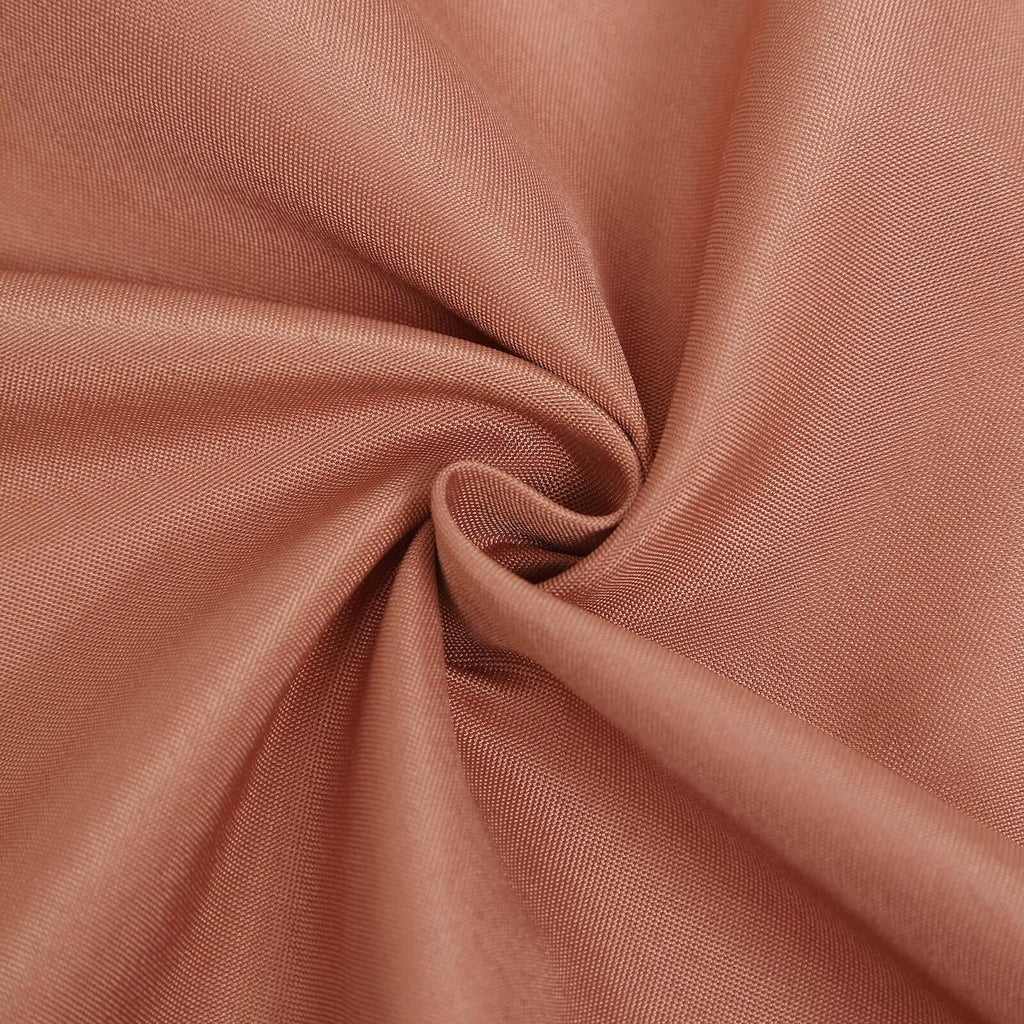 Polyester Slip On Folding Chair Covers Terracotta (Rust) - Stain-Resistant Reusable Durable Fabric