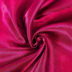 Satin Rectangular 90"x132" Tablecloth Fuchsia - Seamless Table Cover