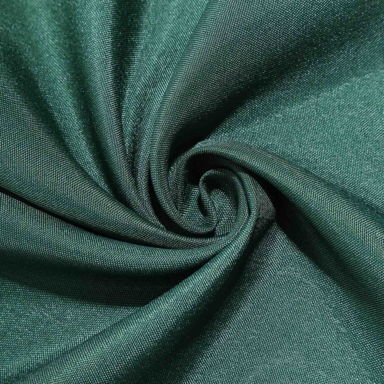 Polyester Square 70"x70" Tablecloth Hunter Emerald Green - Wrinkle-Resistant & Durable Table Cover