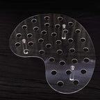 35-Slot Acrylic Ice Cream Cone Display Stand Mini Snow Cone Holder Tray Clear - Durable Party Serving Stand 16"