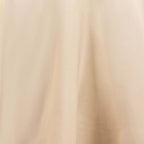 Premium Polyester 108" Round Tablecloth Beige - Wrinkle - Resistant 220GSM Table Cover - Bell Racket Store