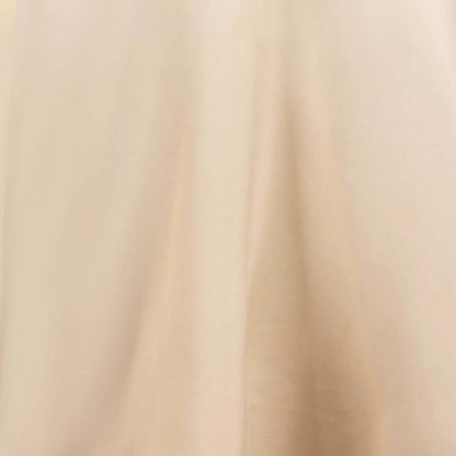 Premium Polyester 108" Round Tablecloth Beige - Wrinkle - Resistant 220GSM Table Cover - Bell Racket Store