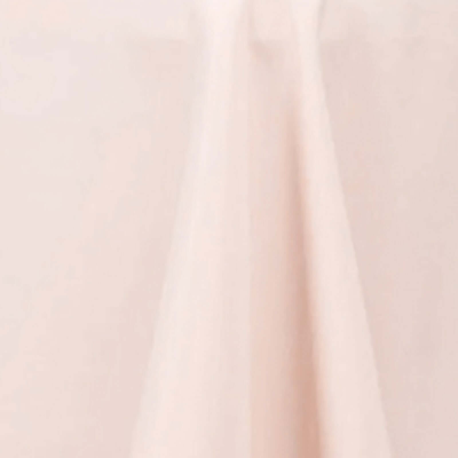 Premium Polyester 108" Round Tablecloth Blush - Wrinkle - Resistant 220GSM Table Cover - Bell Racket Store