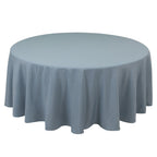 Premium Polyester 108" Round Tablecloth Dusty Blue - Wrinkle - Resistant 220GSM Table Cover - Bell Racket Store
