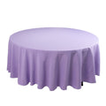 Premium Polyester 108" Round Tablecloth Lavender Lilac - Wrinkle - Resistant 220GSM Table Cover - Bell Racket Store