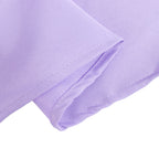 Premium Polyester 108" Round Tablecloth Lavender Lilac - Wrinkle - Resistant 220GSM Table Cover - Bell Racket Store